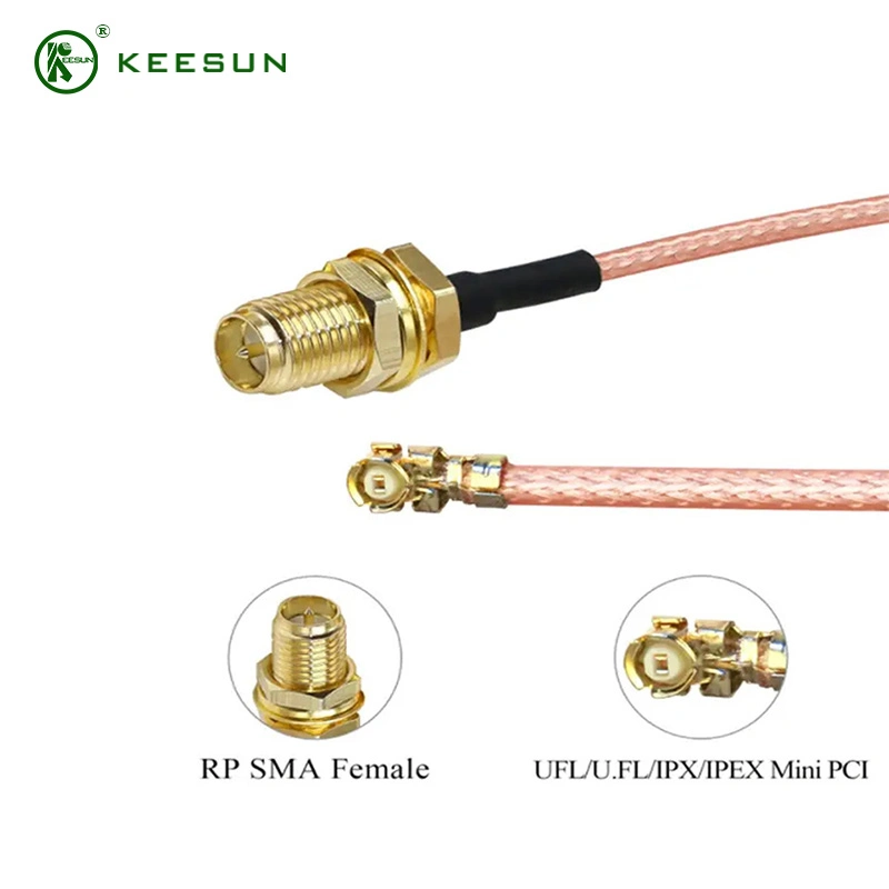 WiFi/GSM/3G/4G/GPS Antenna Router Module Cable Rg1.13 Black Coaxial Cable