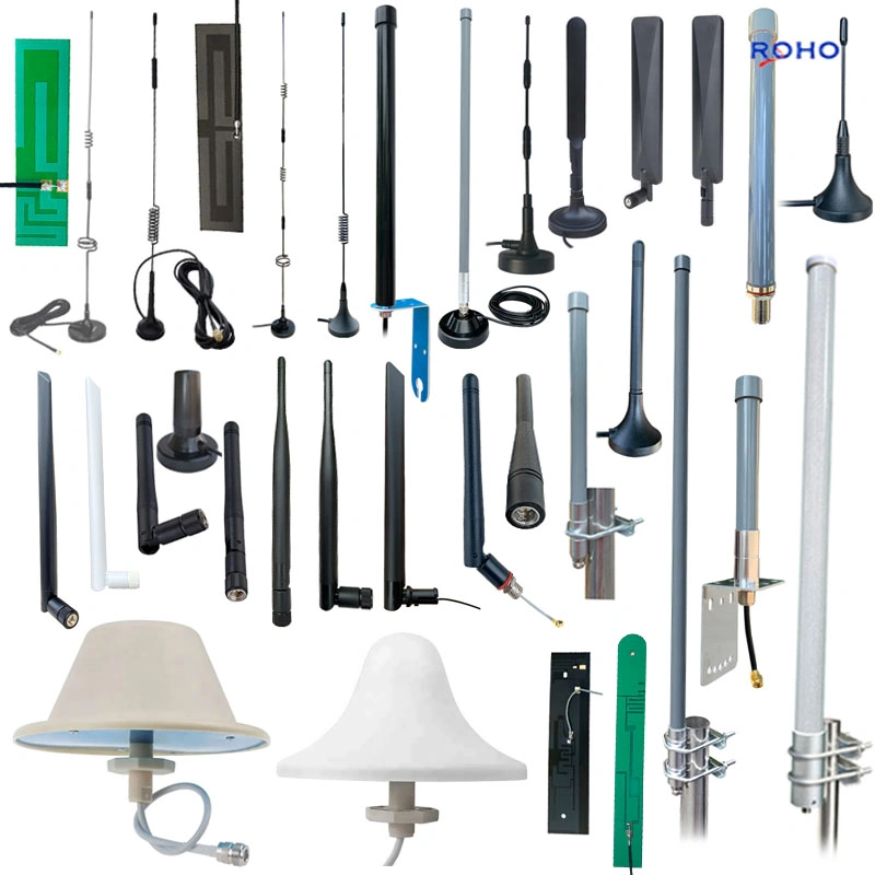 Outdoor 3-4dBi 698-960MHz/1710-2700MHz N Female Connector Pole Mount 4G WLAN LTE Broadband Fiberglass Antenna