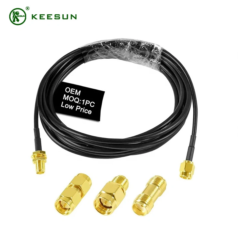 WiFi/GSM/3G/4G/GPS Antenna Router Module Cable Rg1.13 Black Coaxial Cable