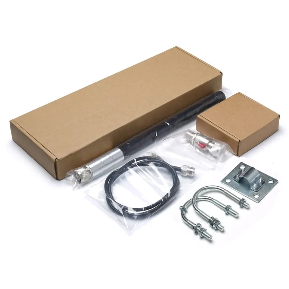 Gainer Miner Rak 5.8dBi 8dBi 10dBi 868MHz 915MHz Outdoor Fiberglass Antenna with Metal Bracketsl