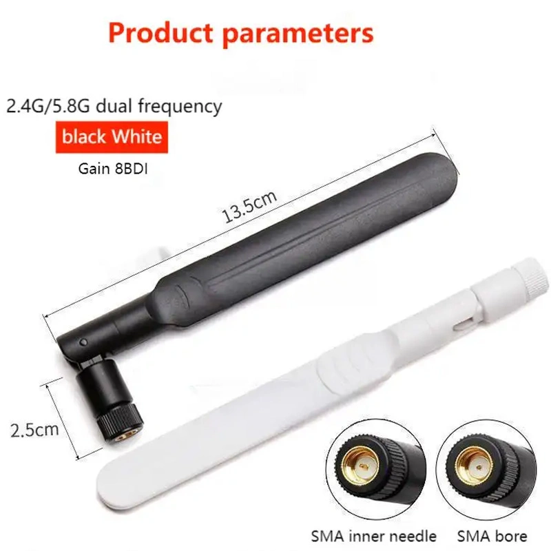 External 4G 5g 5.8g Wireless Receiver and Transmitter WiFi Rubber Duck Antenna