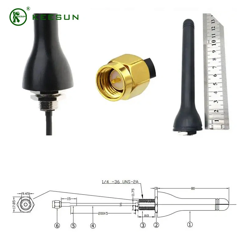 2.4G 868MHz 5dBi Outdoor Waterproof Passive Gloness GPS Cabinet Antenna