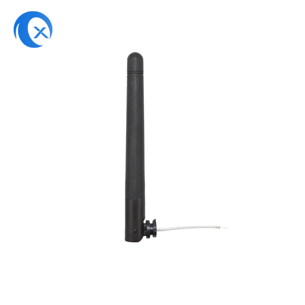 2.4G 2dBi Swivel Omni Directional Rubber Duck External WiFi Antenna with Flying Solderable Wire