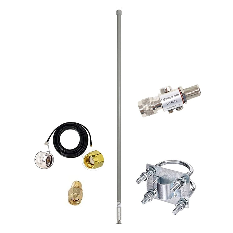 Omni-Directional 3G / 4G LTE Outdoor Fiberglass14 dBi Antenna with N Male