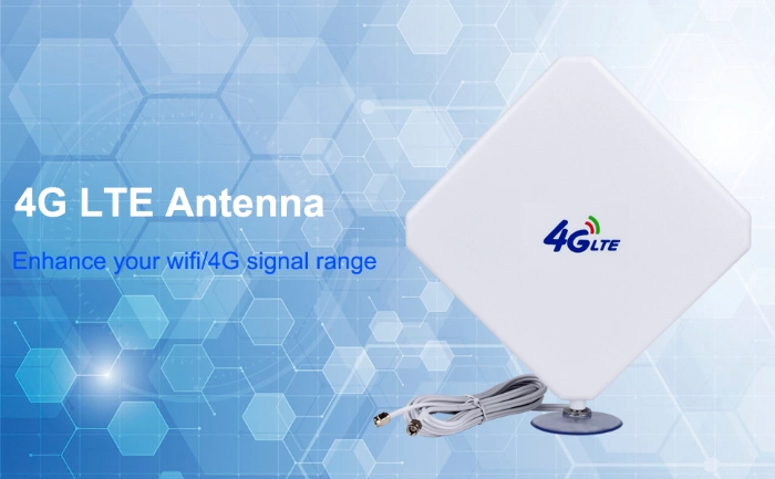 High Gain Dual WiFi Antennas 4G Antenna 35dBi Ts9 CRC9