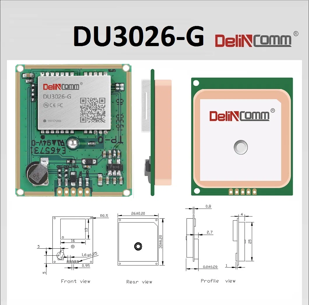 Double Module Patch Gnss Antenna with GPS&Glonass Module Gnss Module