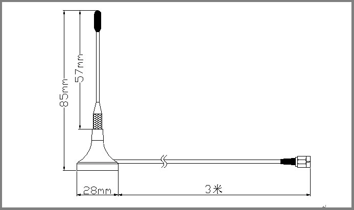 1710-2170MHz 3dB 3G WiFi Router with External 3G Antenna