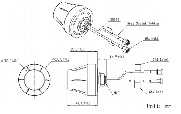 GSM GPS Combo Car Antenna