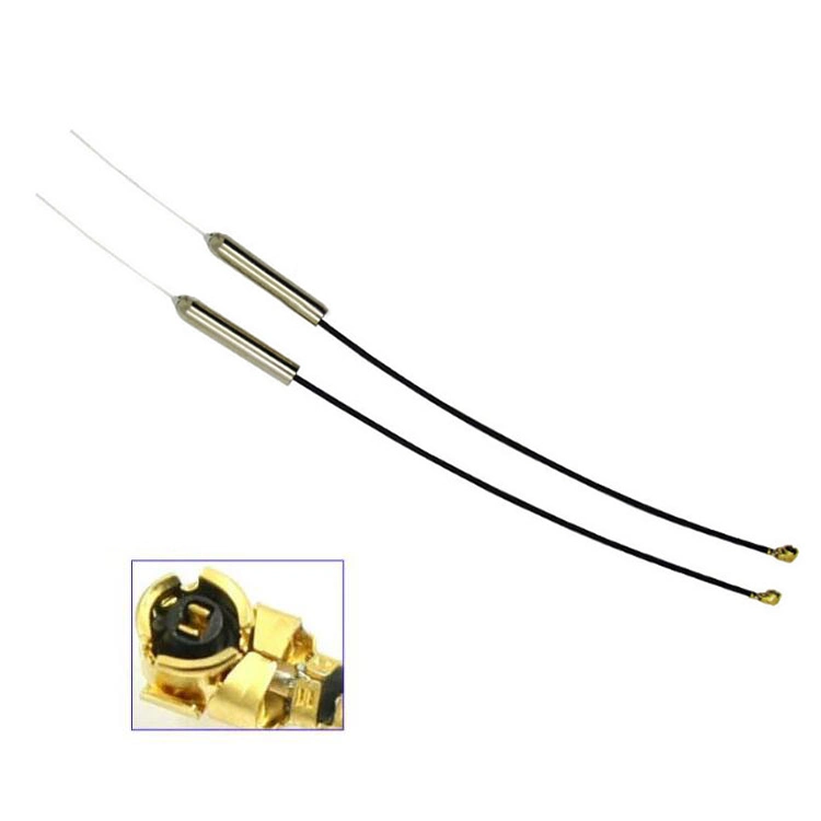 RF1.13 Cable 2.4GHz WiFi Omni Internal Copper Tube Antenna with U. FL Connector Spring Antenna