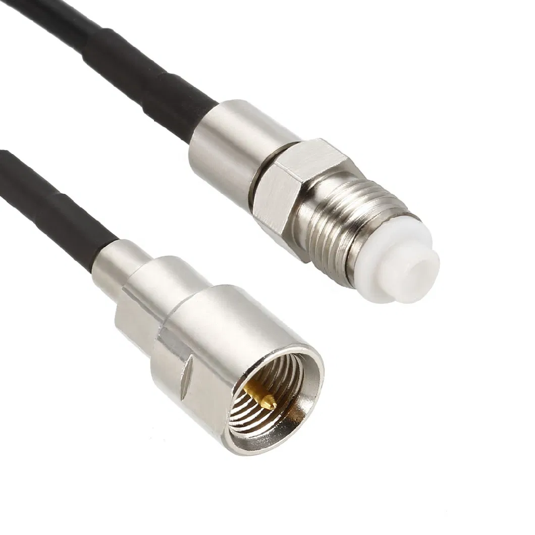 Fme Male to Fme Female RF Coaxial Cable Jack OEM Connectors for External Antenna Applications in Wi-Fi Radios Wireless Devices