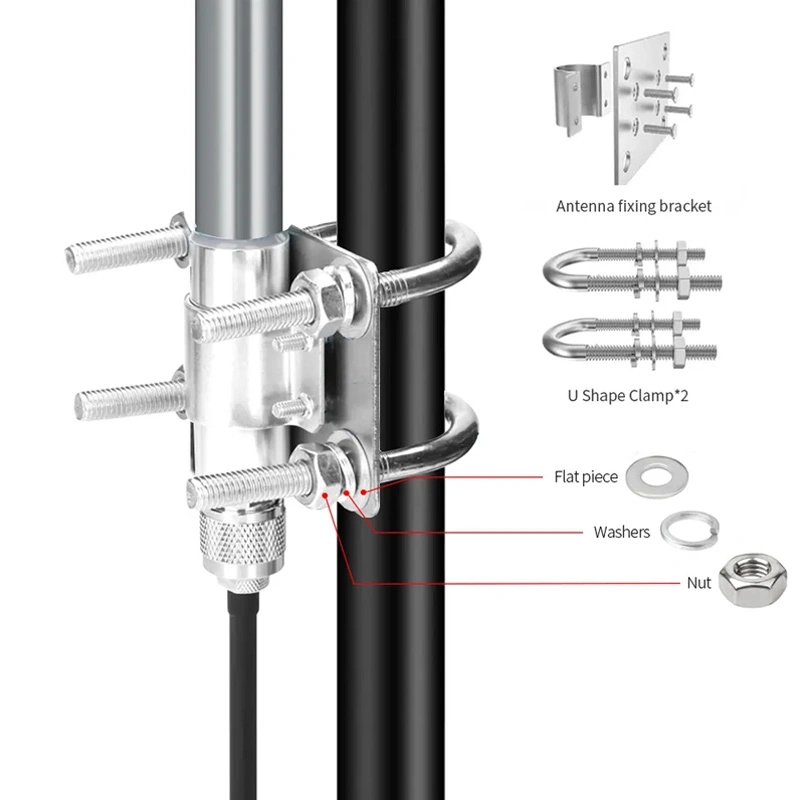 WiFi Outdoor Signal Amplification Long Range Communication Helium Fiberglass Lora 10dBi Antenna