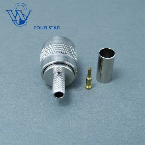 Antenna Electrical Rg223 Cable Male Plug Crimp RF Coaxial TNC Connector