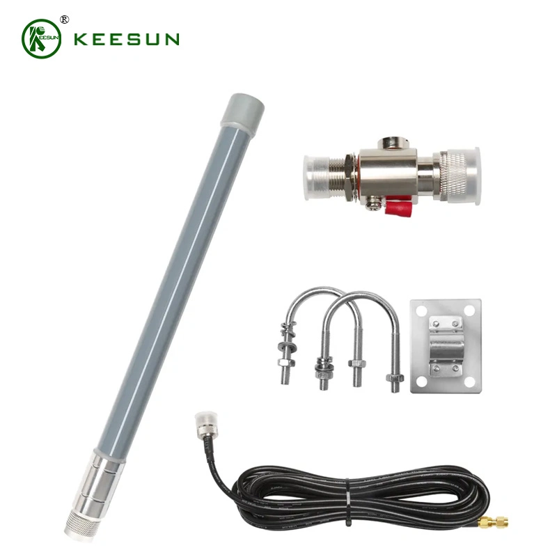 WiFi Outdoor Signal Amplification Long Range Communication Helium Fiberglass Lora 10dBi Antenna