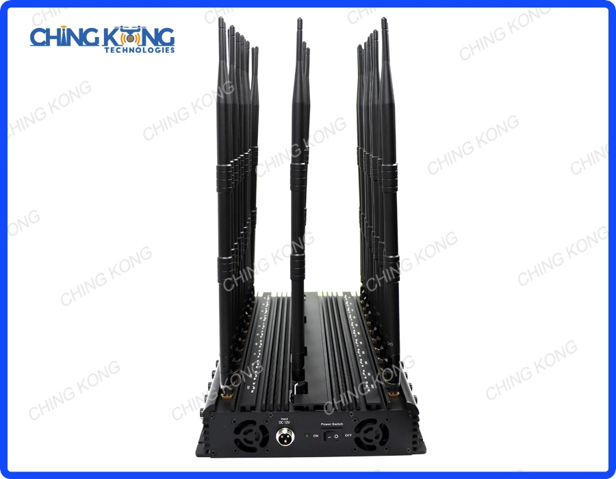 Desktop Desktop GPS Positioning UHF 3G 4G 5g Signal Blocker, 26 Antennas