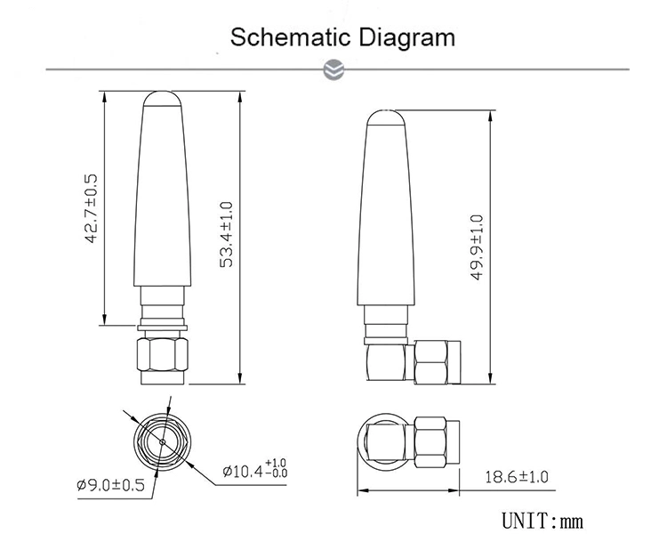 Free Sample High Quality 433 868MHz Wireless Antenna