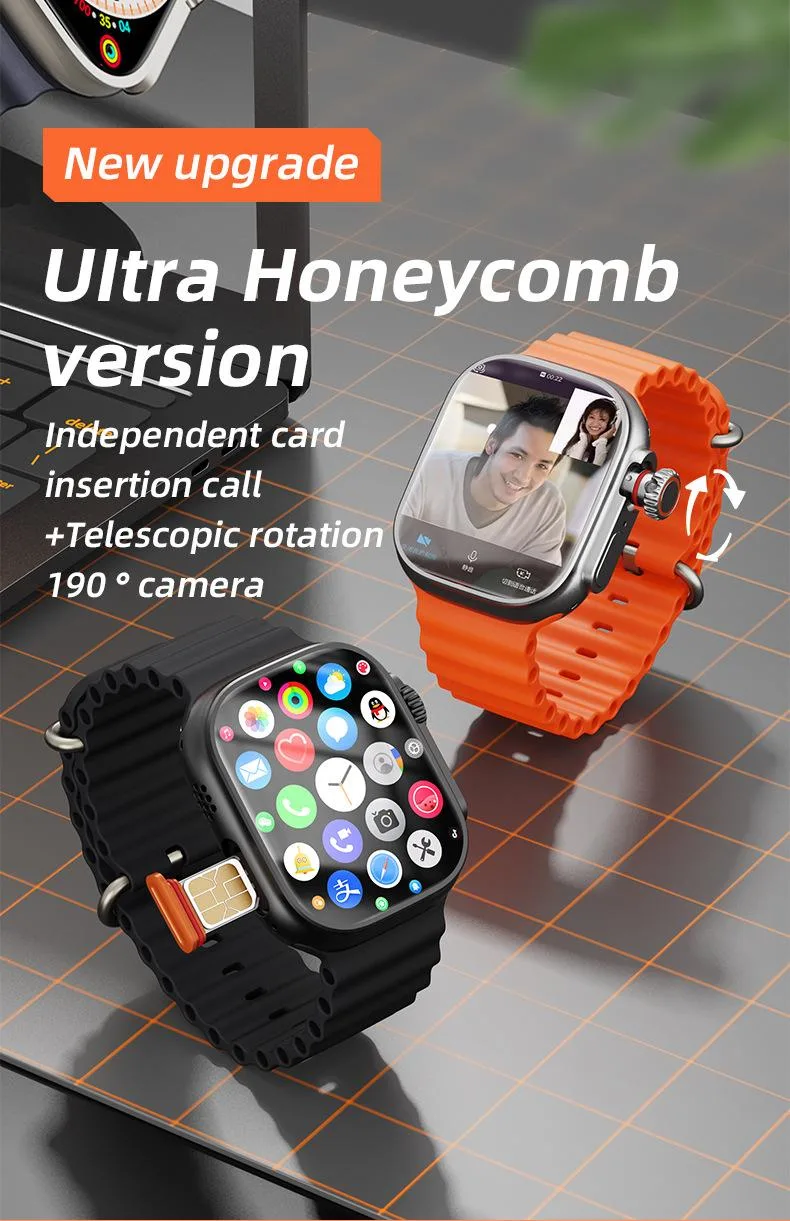 New S9ultra Card Version 4G Full Netcom Video Phone Watch Android Smart Watch 2g+32g Memory Smart Watch