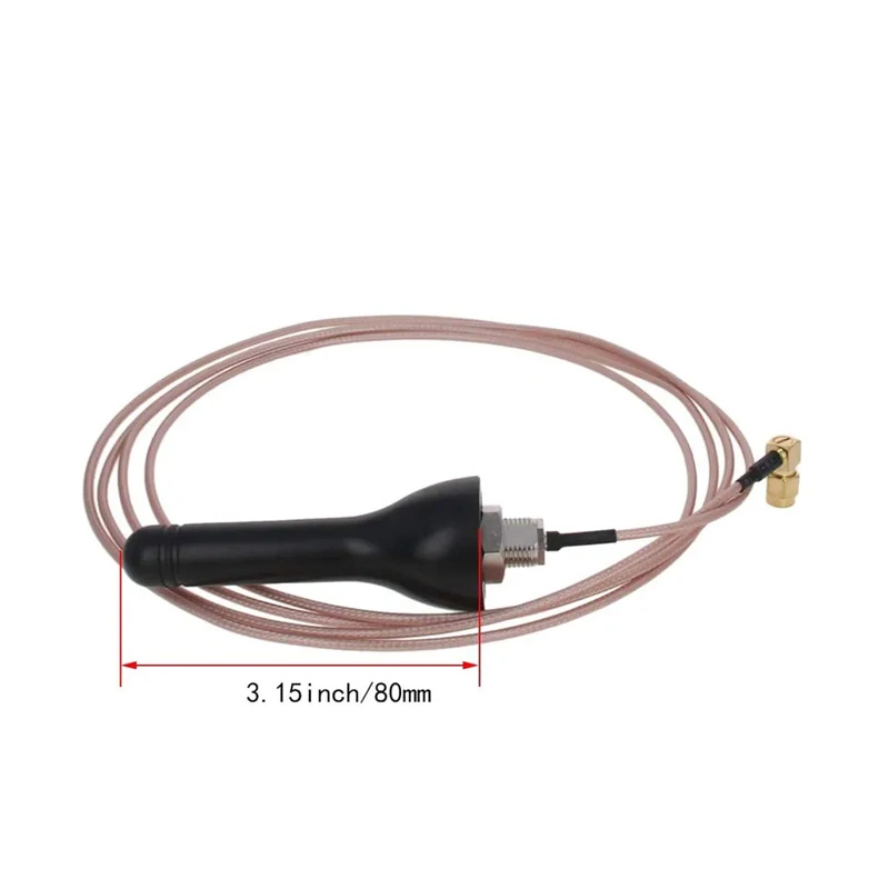 Outdoor Screw Mount Waterproof 433 MHz Antenna with 2m Antenna Cable Rg316