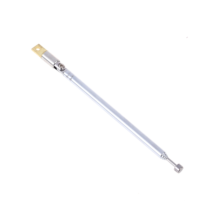 37cm 5 Section Telescopic Stainless Steel Am FM Radio Universal Antenna Hot