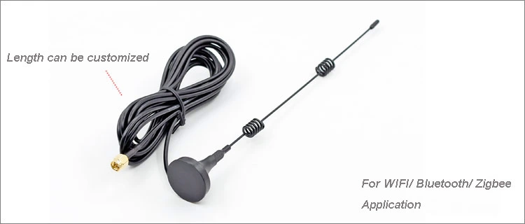 300mm Outdoor Waterproof 3 5dBi Stick Antenna 30cm Length SMA Male Connector GSM Sucker Antenna