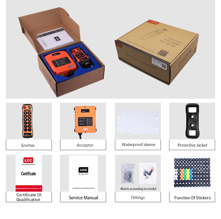 Long Range 433 MHz Overhead Crane Two Speed Controller