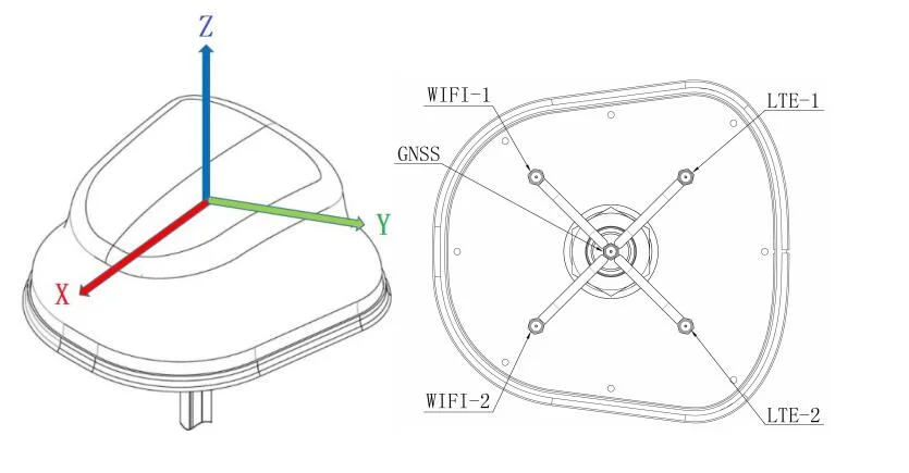 5 in 1 GPS WiFi MIMO Lte MIMO External Combo Antenna