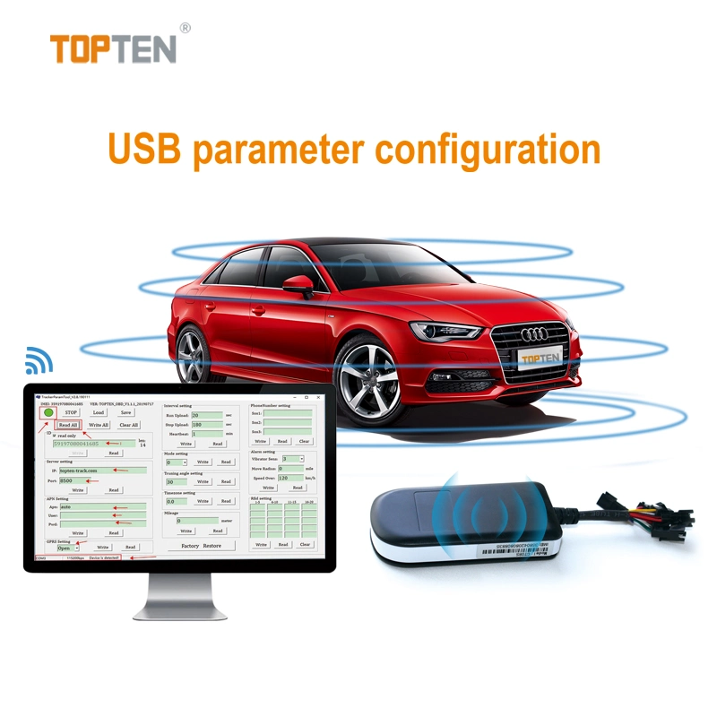 Manufacturer Wired Car GPS Tracker Gt08s for Fleet Management (EF)