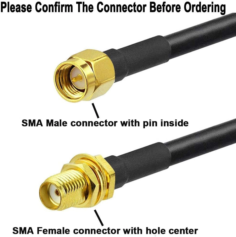 Lrm240 SMA Male to SMA Female Connector RF Communication Cable