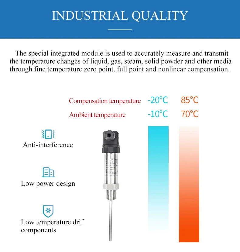 433 MHz Smart Sensor 4-20mA PT100 Thermocouple Temperature Converter