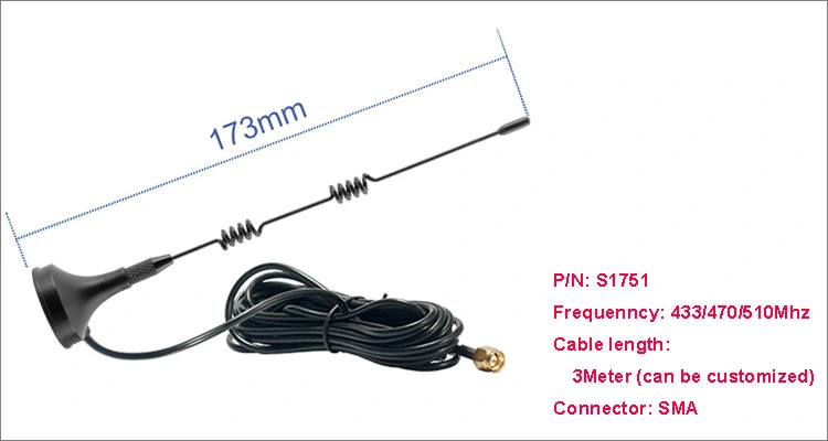 300mm Outdoor Waterproof 3 5dBi Stick Antenna 30cm Length SMA Male Connector GSM Sucker Antenna