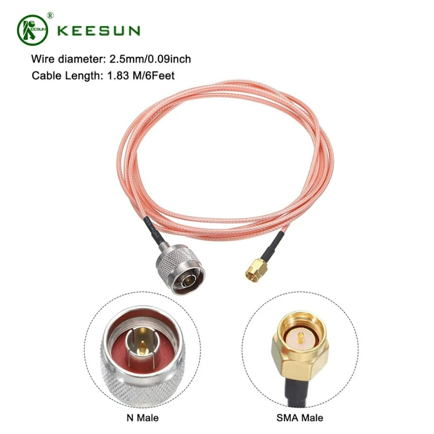 High Gain Coaxial Cable RFID 3G 4G 5g Antenna for Panel Antenna