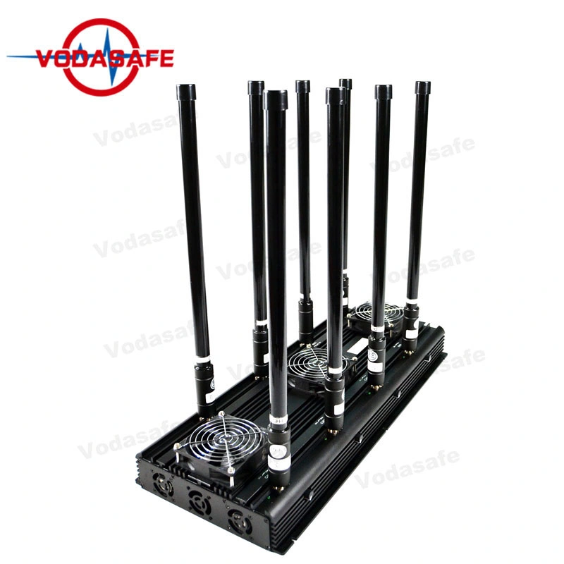 8 Antennas CDMA / GSM / 3G2100MHz / 4G LTE Vehicle Bomb Jammer Wi-Fi / Bluetooth / VHF UHF Bomb / RF Jamming System