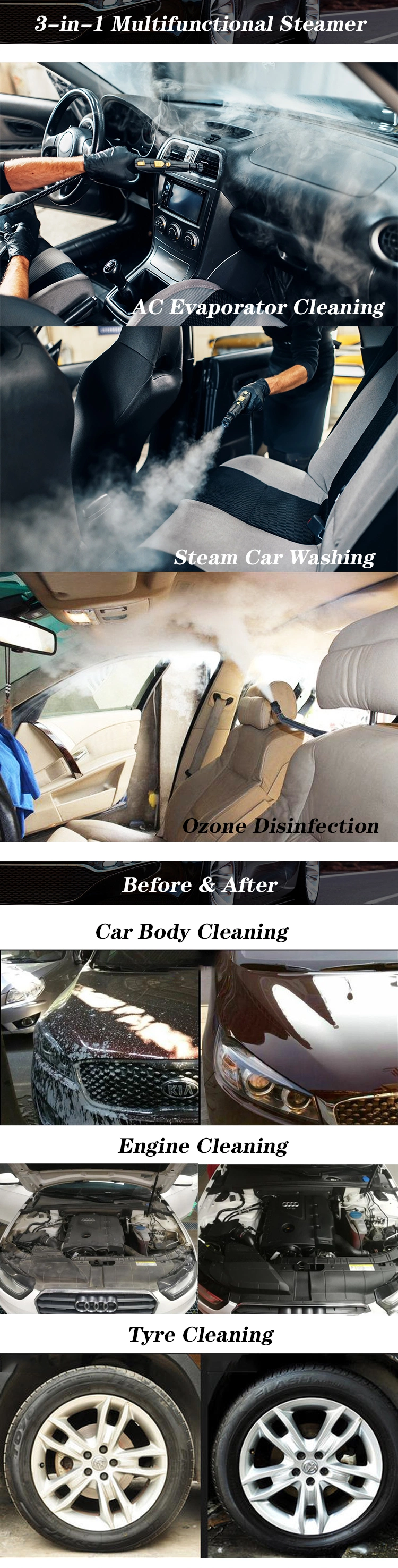 Steam Car Wash Machine Optima Steamer