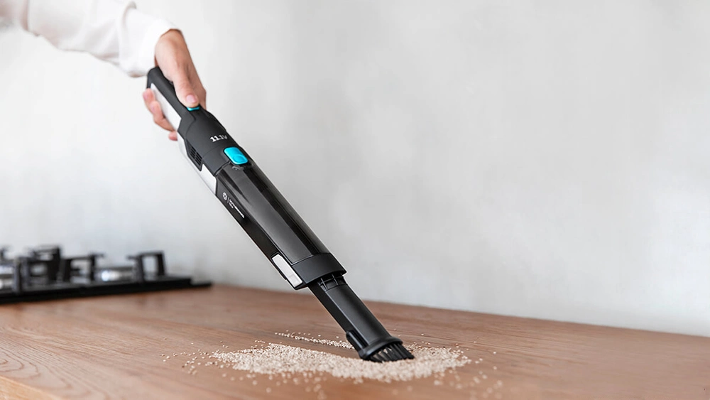 Handheld Vacuum Cleaner Lightweight at 1.4 Pounds with Powerful Suction, Charging Dock, Single Touch Empty and Detachable Dust Cup