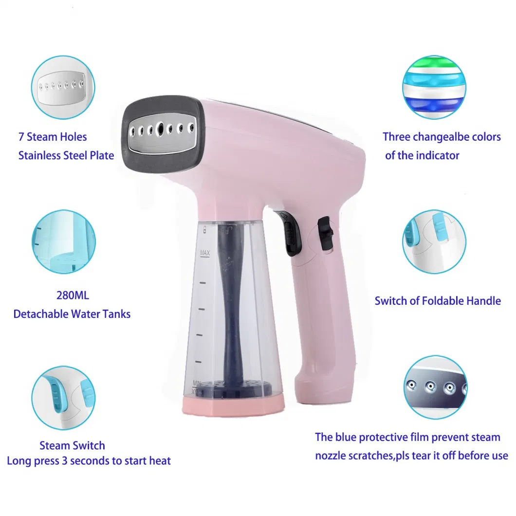 Hot Sale Universal Handy Portable Mini Travel Fabric Steamer for Clothes