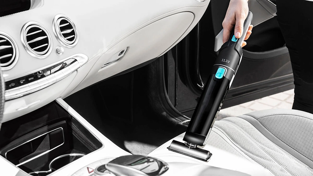 Handheld Vacuum Cleaner Lightweight at 1.4 Pounds with Powerful Suction, Charging Dock, Single Touch Empty and Detachable Dust Cup