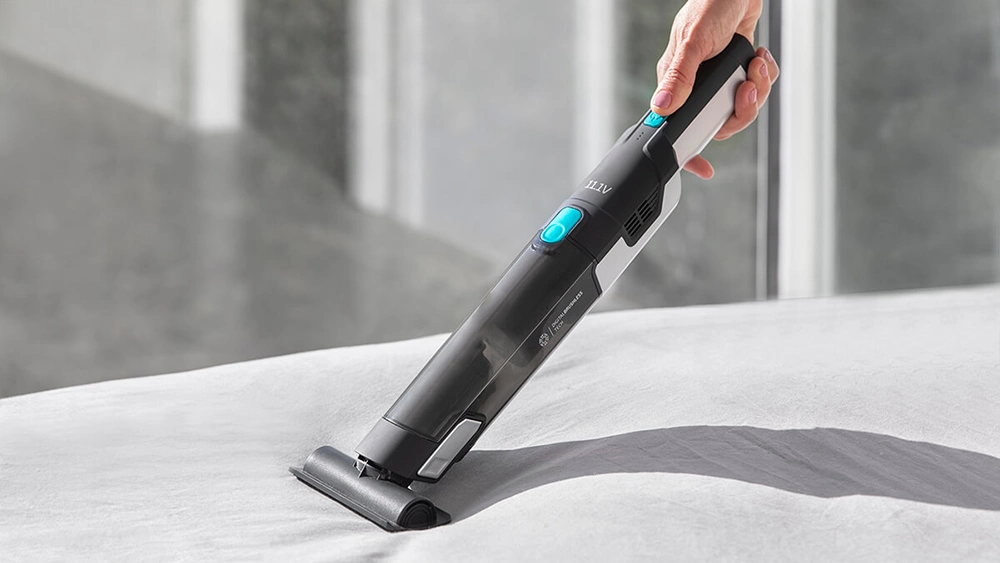 Handheld Vacuum Cleaner Lightweight at 1.4 Pounds with Powerful Suction, Charging Dock, Single Touch Empty and Detachable Dust Cup