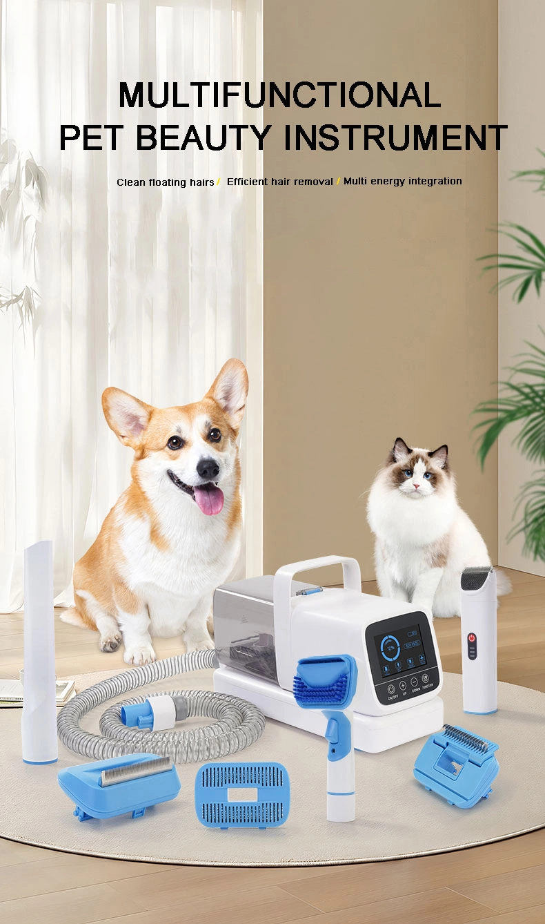 6 in 1 Pet Electric Hair Vacuum Cleaner Pet Cleaning &amp; Grooming Products Cat Dog Accessories