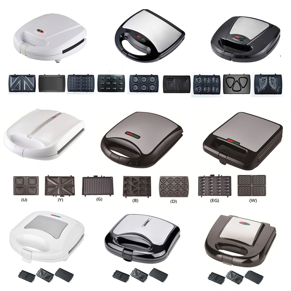 110-120V/220-240V 3 in 1 Sandwich Toaster Grill Waffle Maker