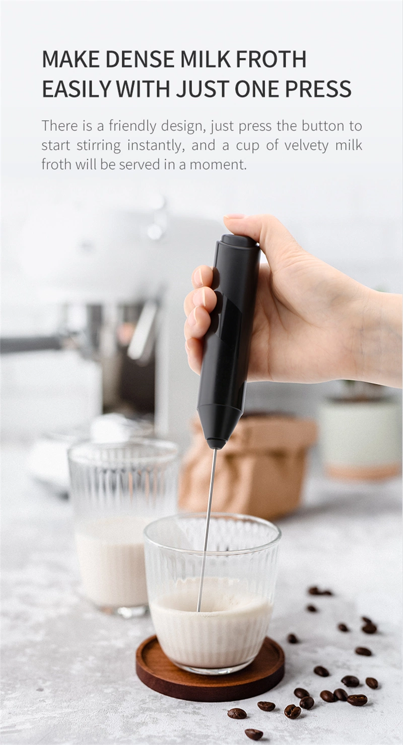 Coffee Tool Battery Operated Mini Blender Hot Chocolate Foam Coffee Cappuccino Foamer