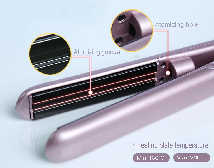 Anti Static Tourmaline Ceramic Steam Hair Straightening Iron