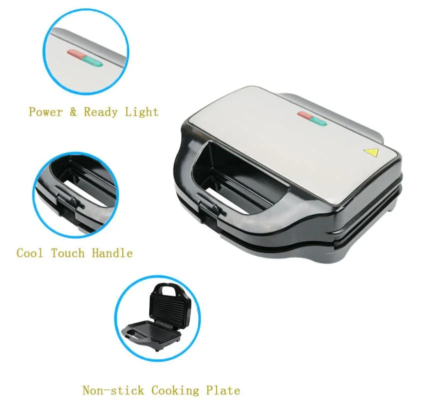 3-in-1 Waffle Iron Sandwich Waffle Maker