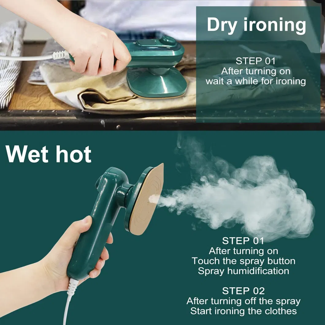 High Power Portable Steam Brush Travelling Iron