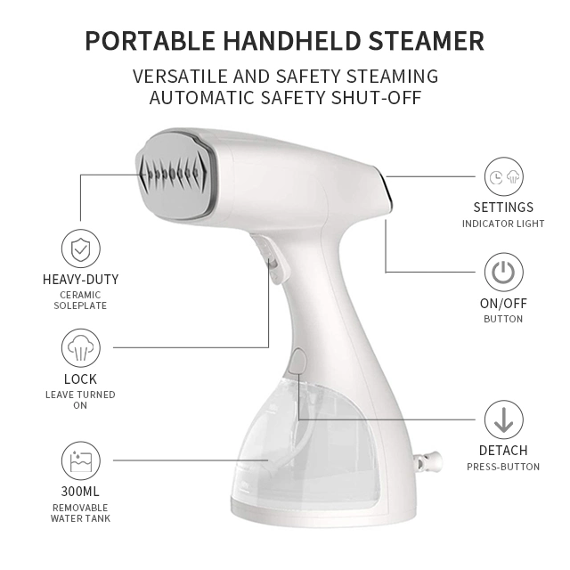 Hot Sale Mini Travel Handheld Portable Garment Steamer for Travling