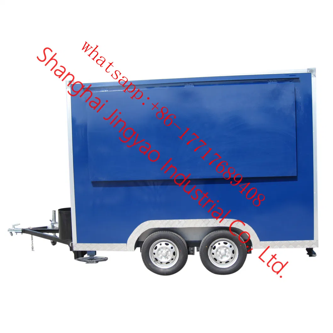 New Concession Stand Trailer Mobile Kitchen Food Trailer Mobile Operated Cart Processional Manufacturer Food Cart New Design Food Kiosk Cart