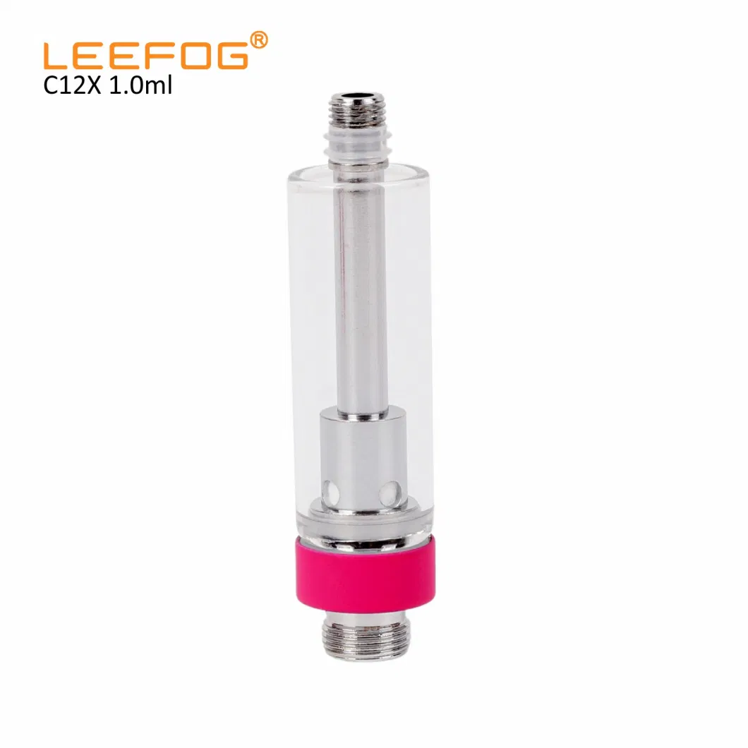 Alibaba 1688 Vape Wholesale Leefog 0.5ml 1ml Empty Wape Cartridge 510 Thread Battery Vaporizer (C12X)