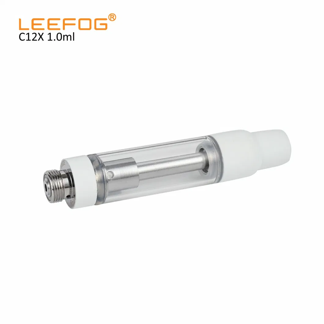 Alibaba 1688 Vape Wholesale Leefog 0.5ml 1ml Empty Wape Cartridge 510 Thread Battery Vaporizer (C12X)