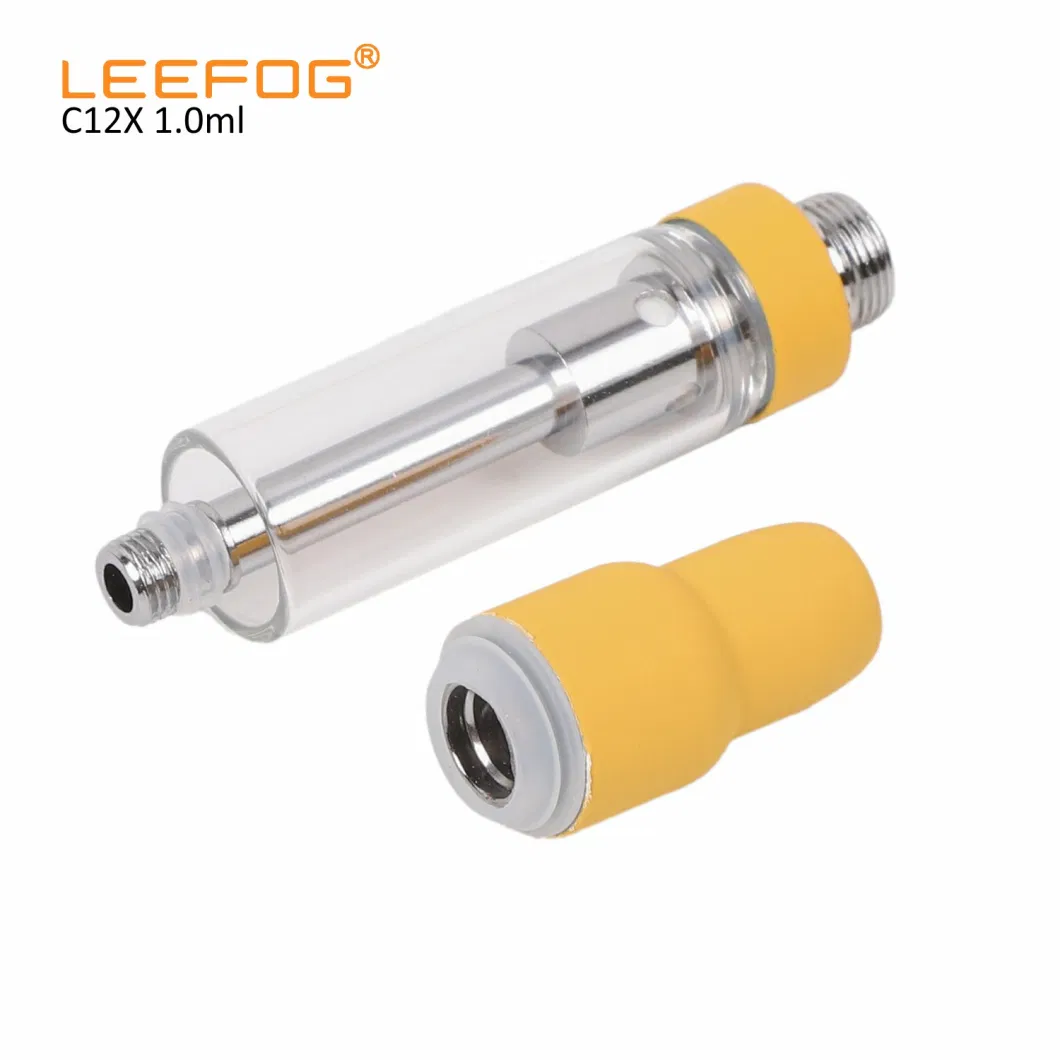 Alibaba 1688 Vape Wholesale Leefog 0.5ml 1ml Empty Wape Cartridge 510 Thread Battery Vaporizer (C12X)