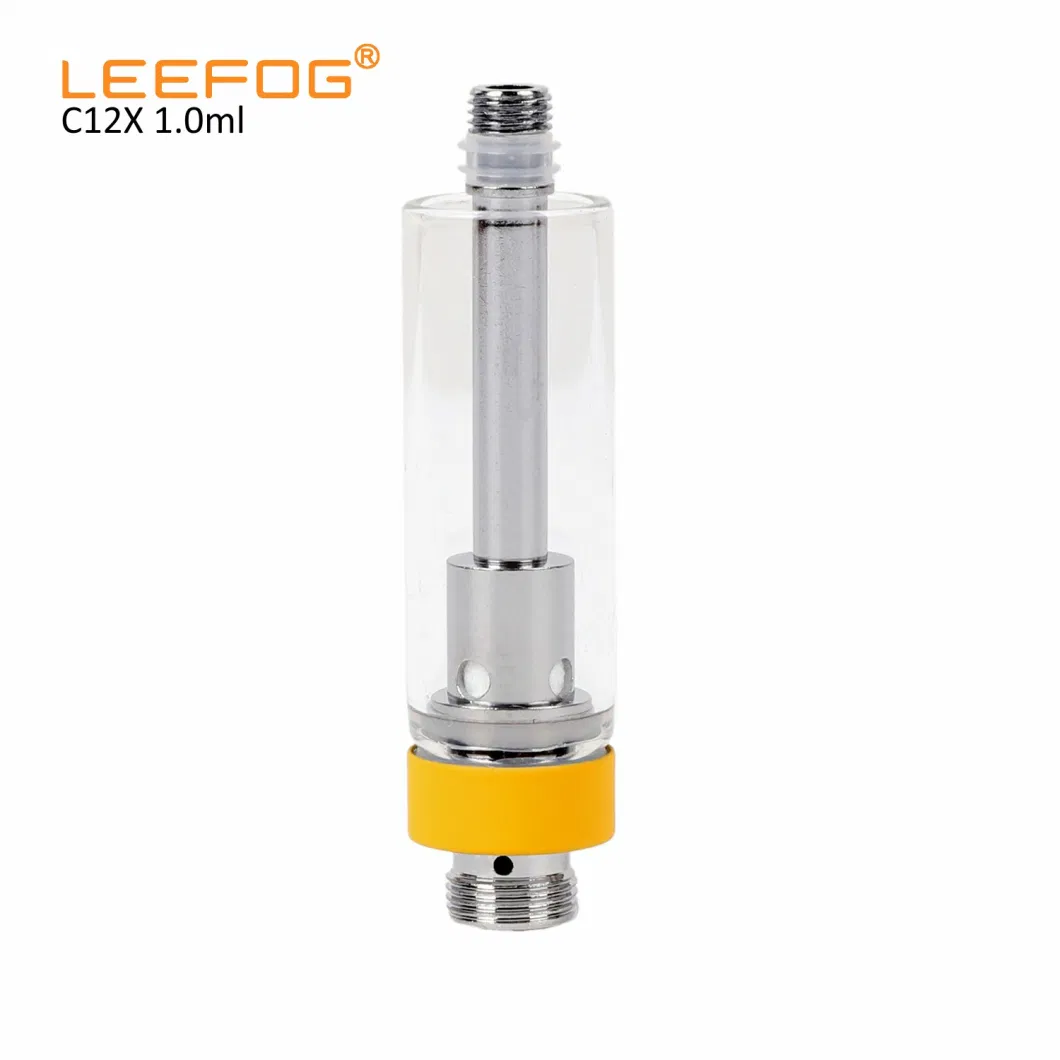 Alibaba 1688 Vape Wholesale Leefog 0.5ml 1ml Empty Wape Cartridge 510 Thread Battery Vaporizer (C12X)