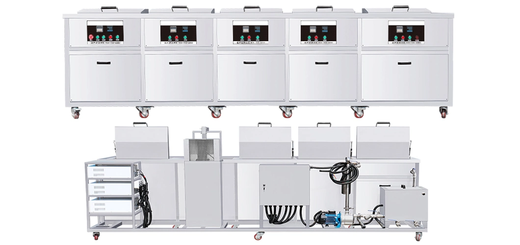 Fs-2048 384L Fast Cleaning Double Tank Ultrasonic Bath or Cleaner for Industrial Parts