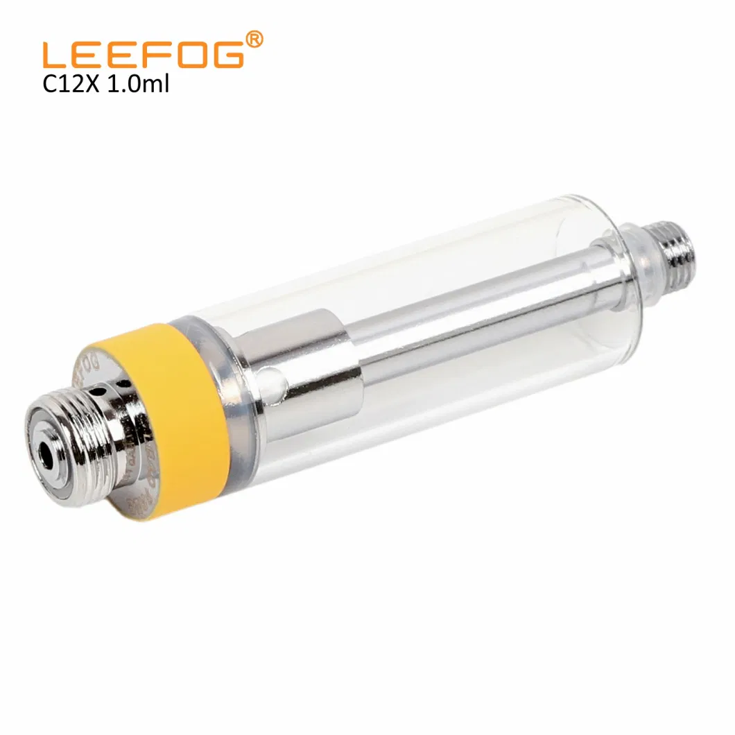 Alibaba 1688 Vape Wholesale Leefog 0.5ml 1ml Empty Wape Cartridge 510 Thread Battery Vaporizer (C12X)